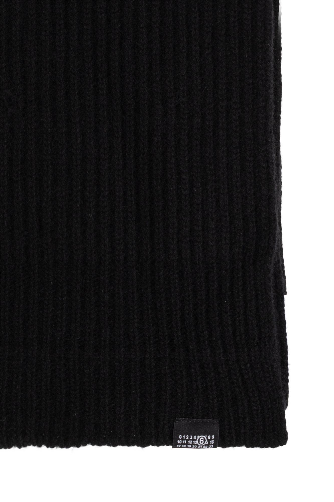 MM6 Maison Margiela Wool scarf with logo patch | Men's | Vitkac